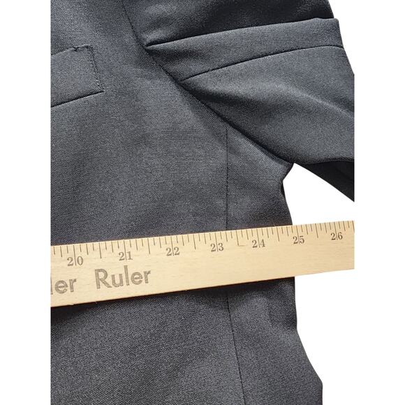 Perry Ellis Double Breasted Suit Jacket 50 Long Tuxedo Style Formal Blazer USA - Picture 16 of 16